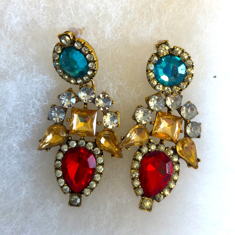 NWOT Gem Dangle Earrings